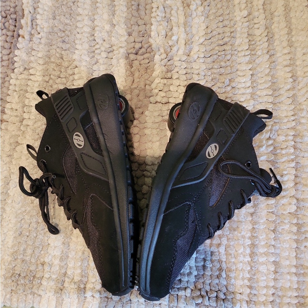 HEELYS Force Roller Skate Shoes Size 5 Youth All Black Sneakers 770837 - Picture 3 of 4